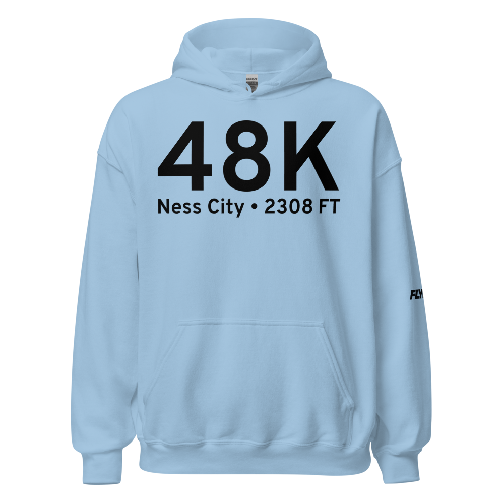 Ness City (K48K) Airport Hoodie Sweatshirt 