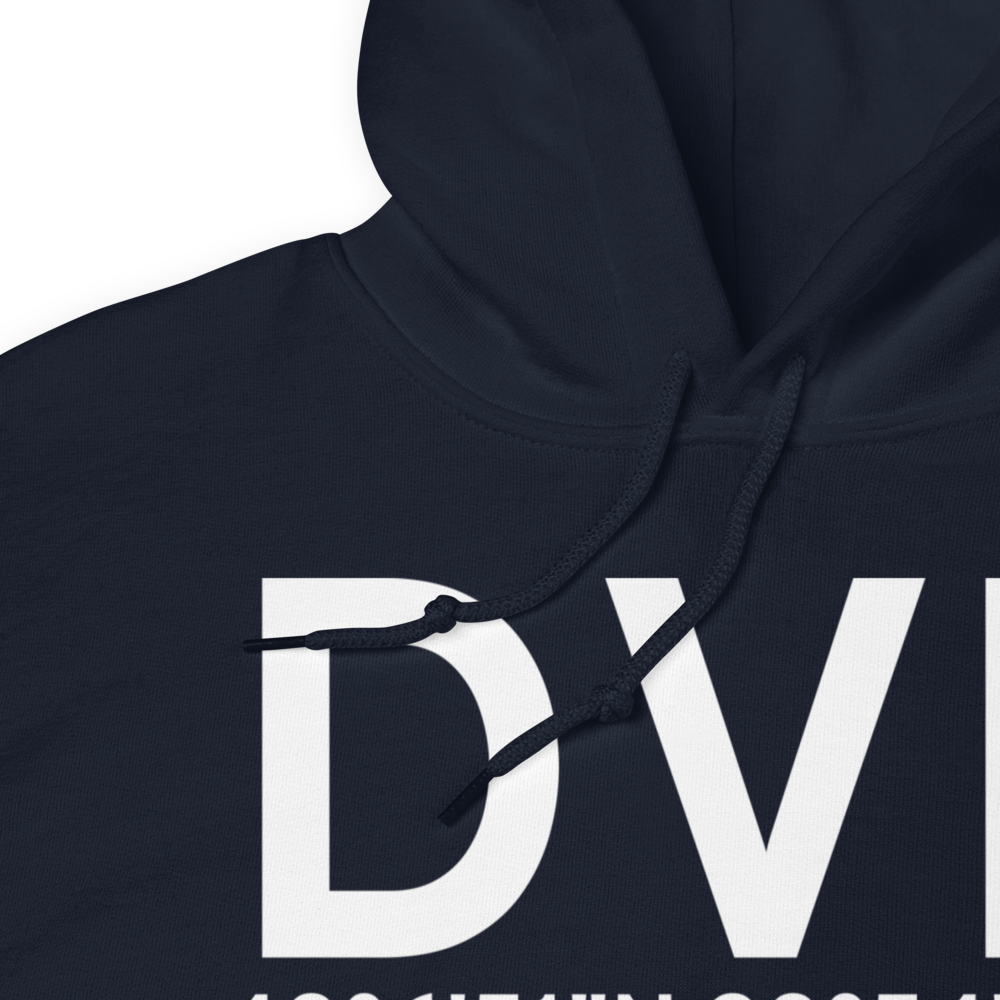 Devils Lake (KDVL) Airport Hoodie Sweatshirt 