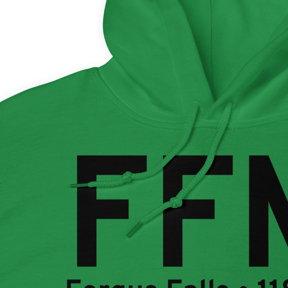 Fergus Falls (KFFM) Airport Hoodie Sweatshirt 