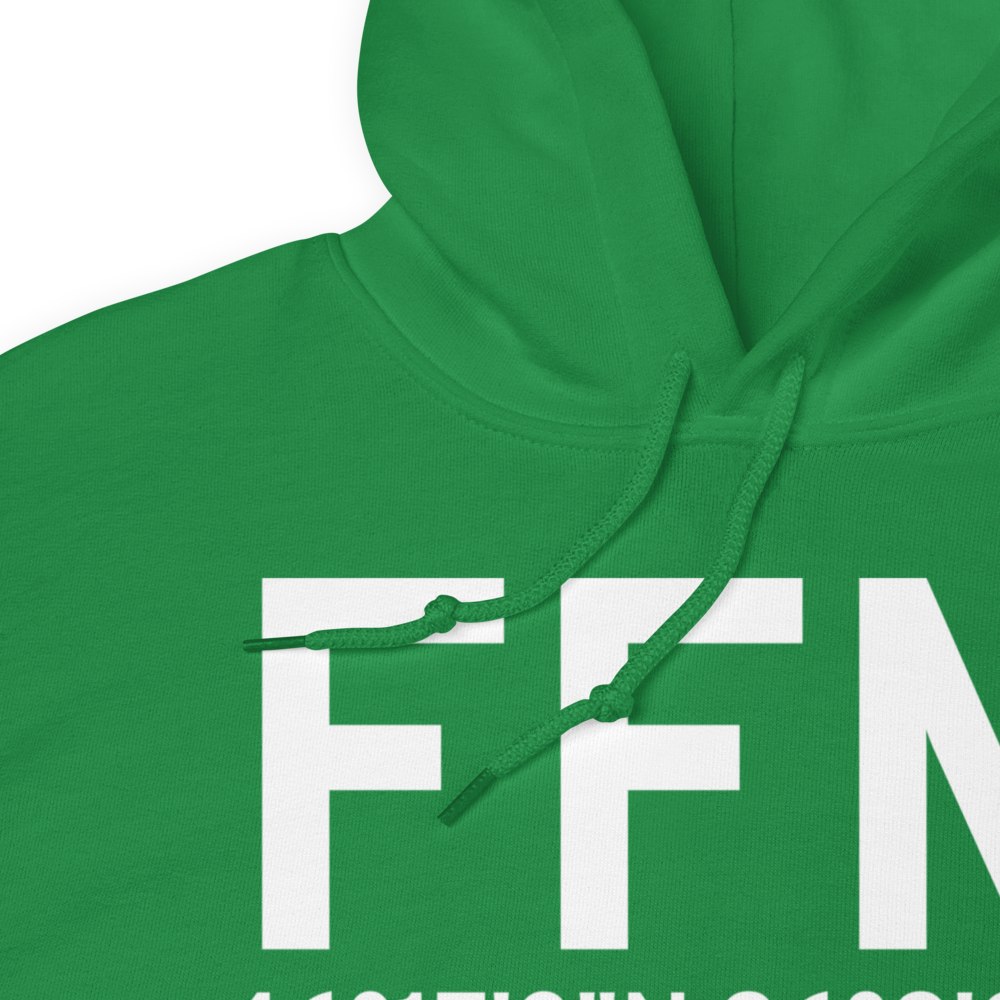 Fergus Falls (KFFM) Airport Hoodie Sweatshirt 