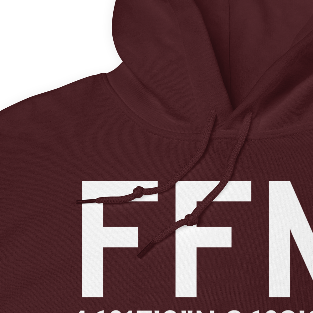Fergus Falls (KFFM) Airport Hoodie Sweatshirt 