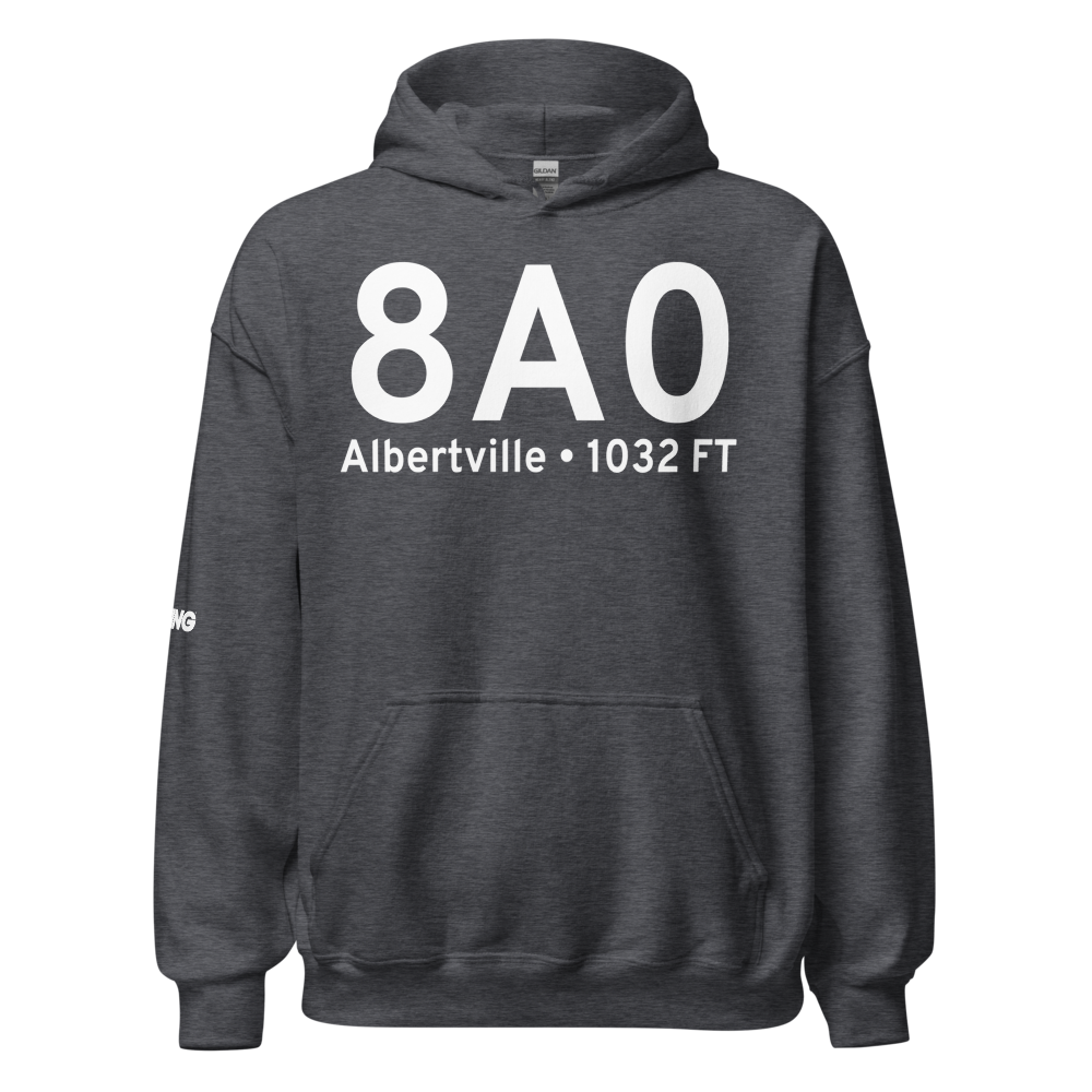 Albertville (K8A0) Airport Hoodie Sweatshirt 