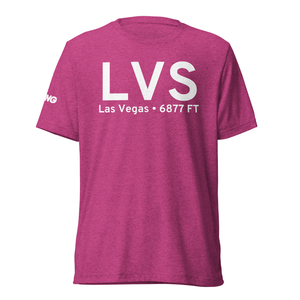 Las Vegas (KLVS) Airport Tri-blend T-Shirt 