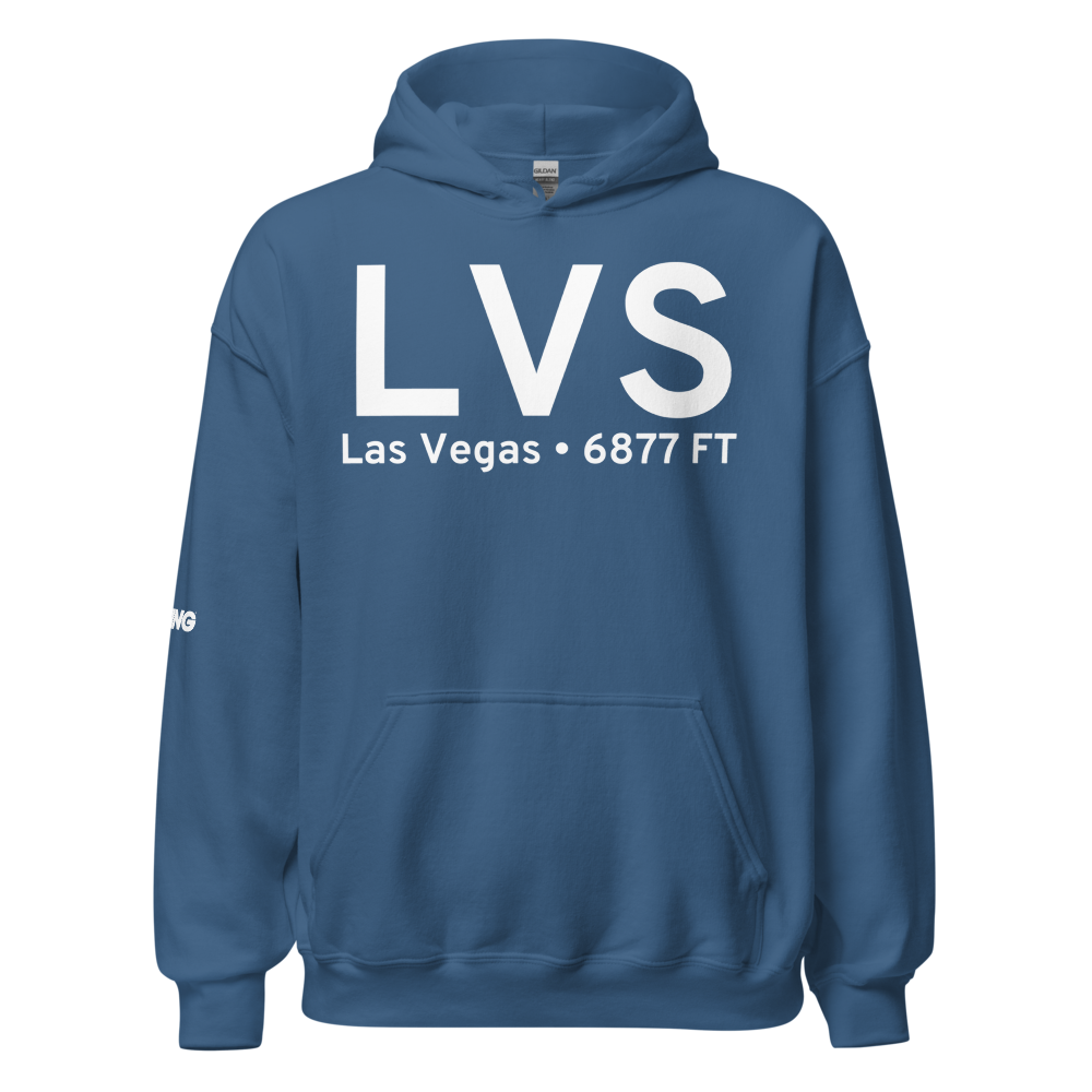 Las Vegas (KLVS) Airport Hoodie Sweatshirt 