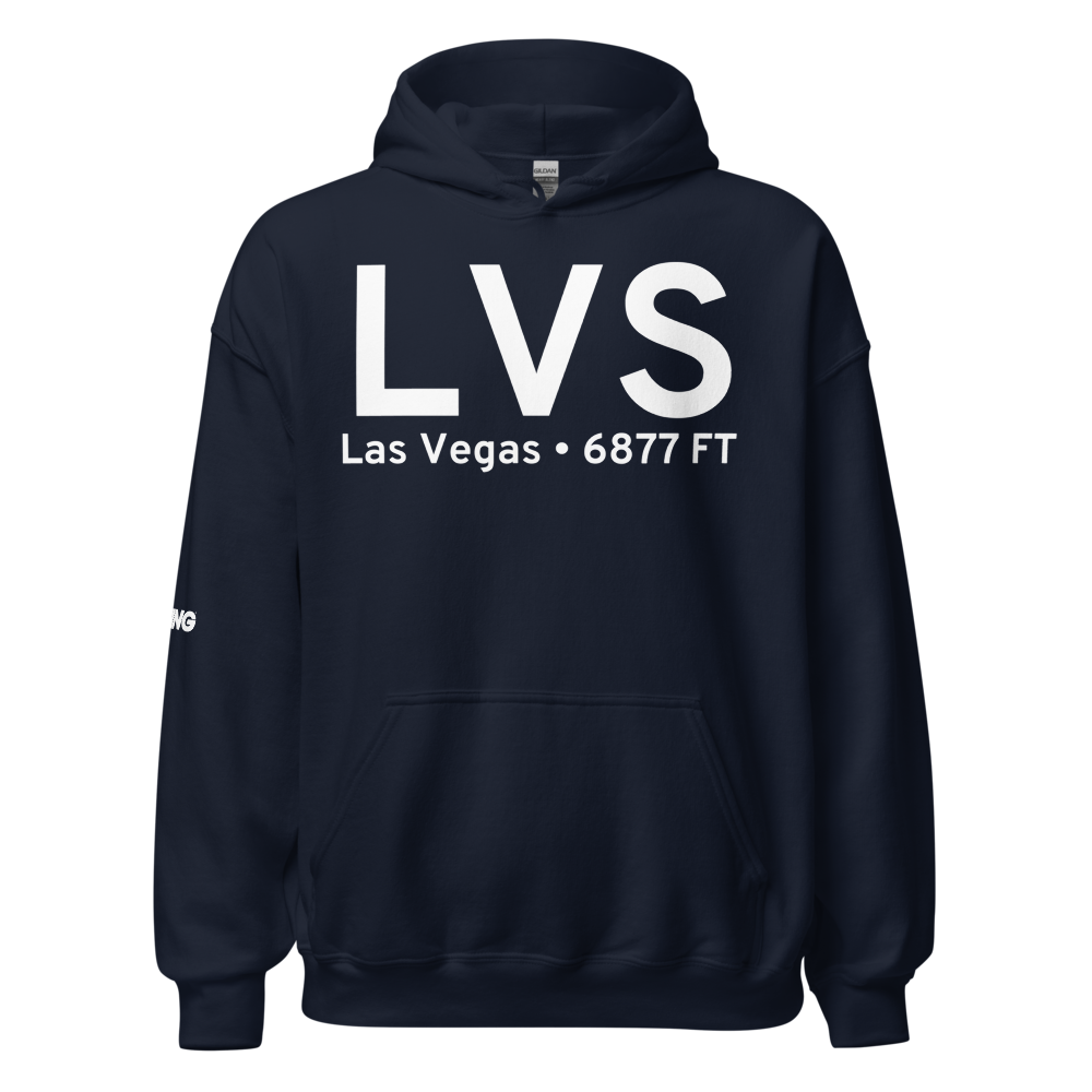 Las Vegas (KLVS) Airport Hoodie Sweatshirt 