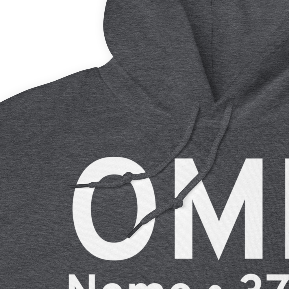 Nome (PAOM) Airport Hoodie Sweatshirt 