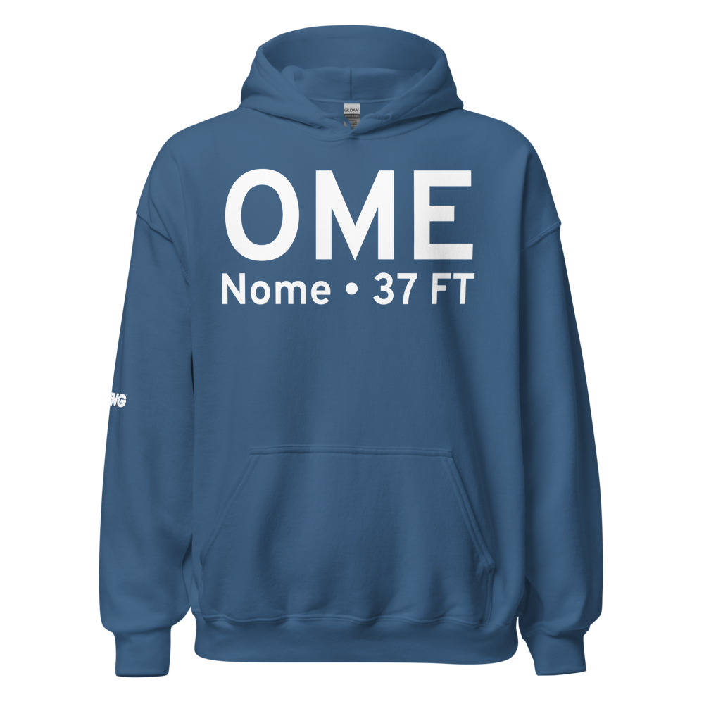 Nome (PAOM) Airport Hoodie Sweatshirt 