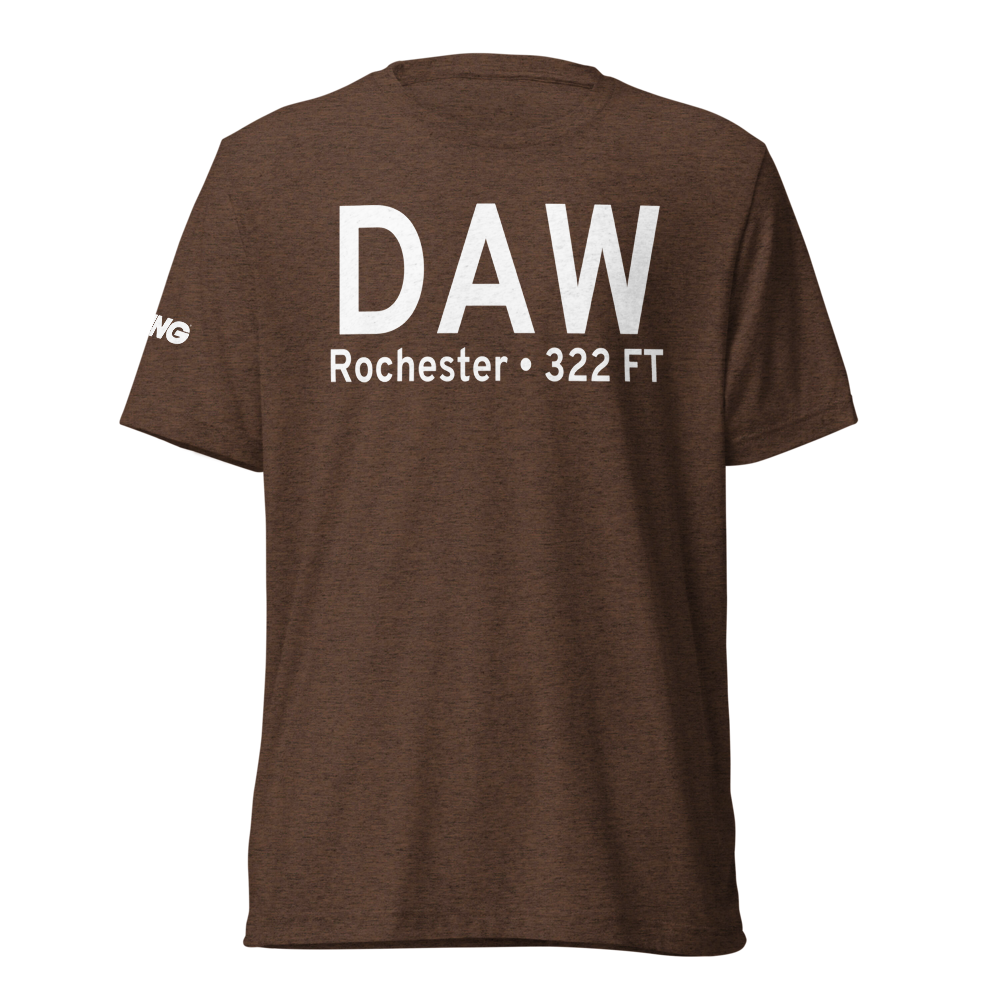 Rochester (KDAW) Airport Tri-blend T-Shirt 