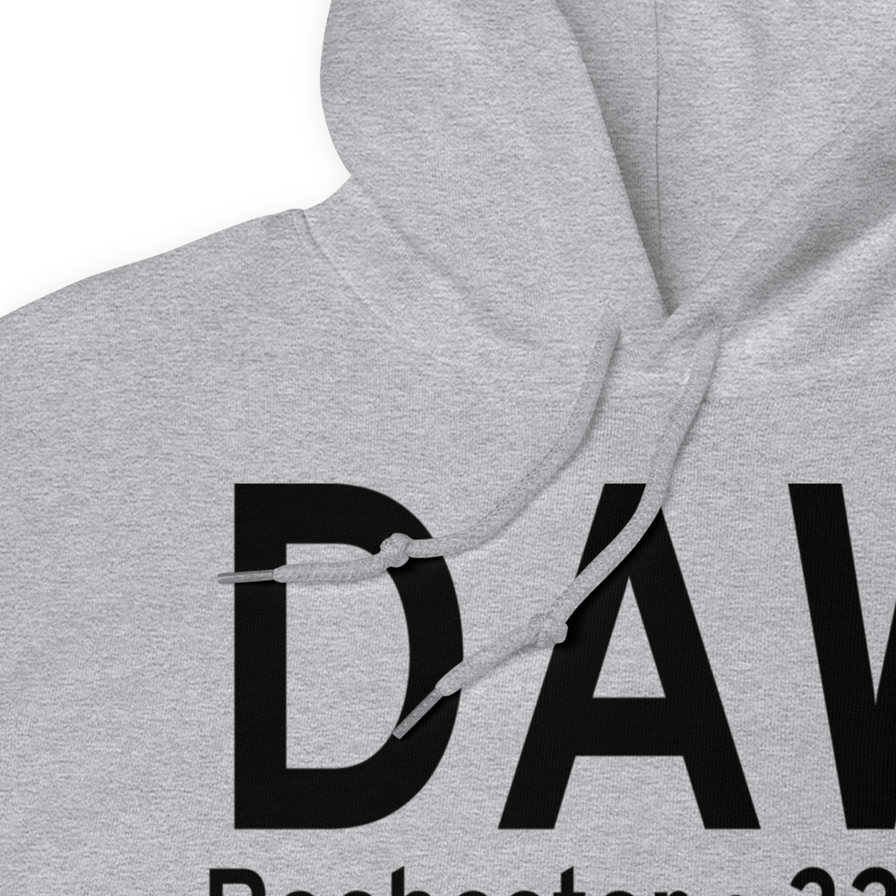 Rochester (KDAW) Airport Hoodie Sweatshirt 