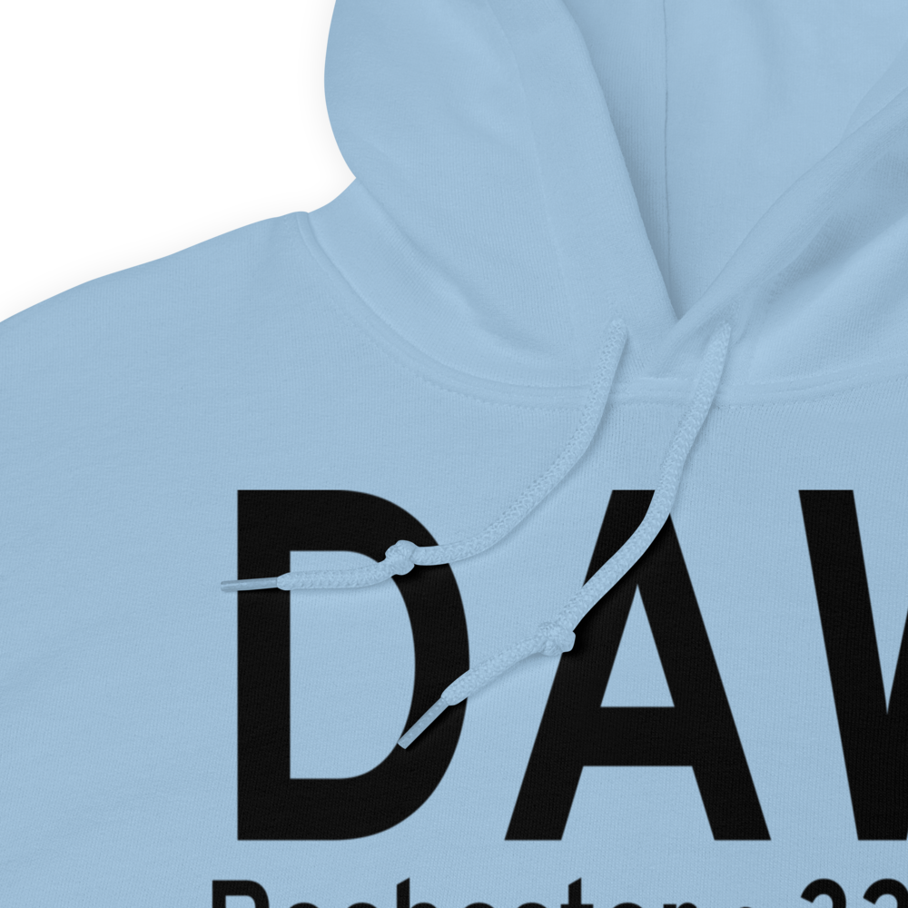 Rochester (KDAW) Airport Hoodie Sweatshirt 
