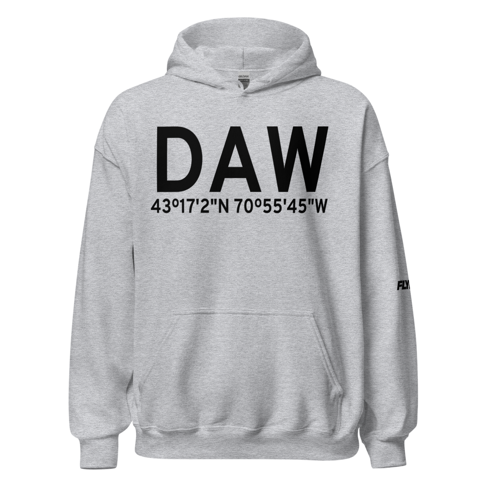 Rochester (KDAW) Airport Hoodie Sweatshirt 
