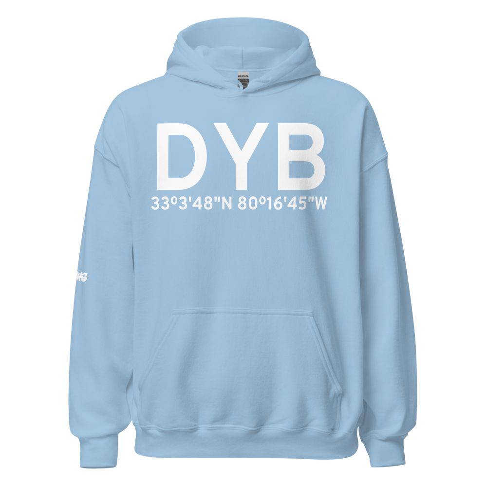 Summerville (KDYB) Airport Hoodie Sweatshirt 