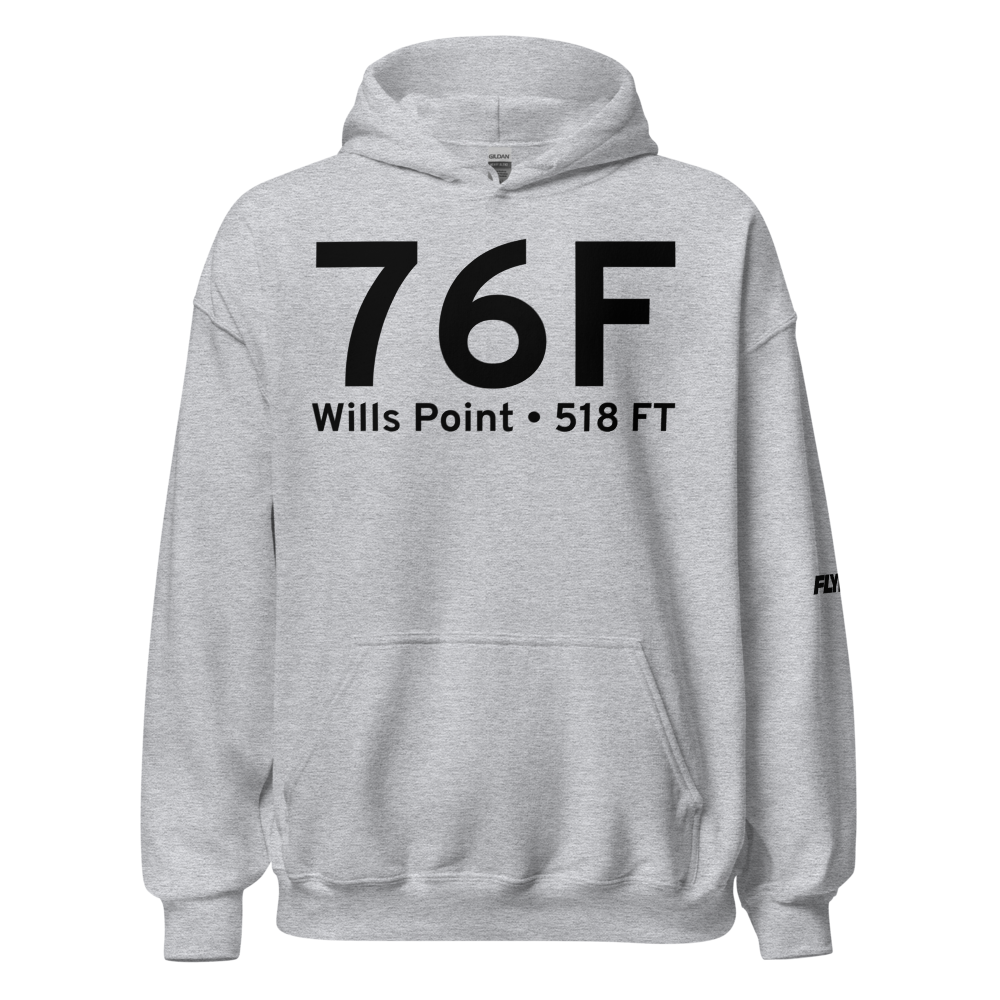 Wills Point (K76F) Airport Hoodie Sweatshirt 