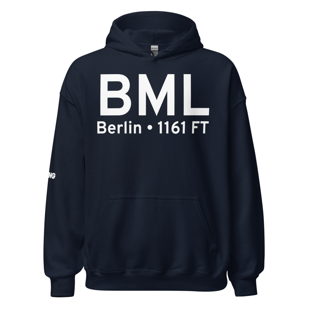 Berlin (KBML) Airport Hoodie Sweatshirt 