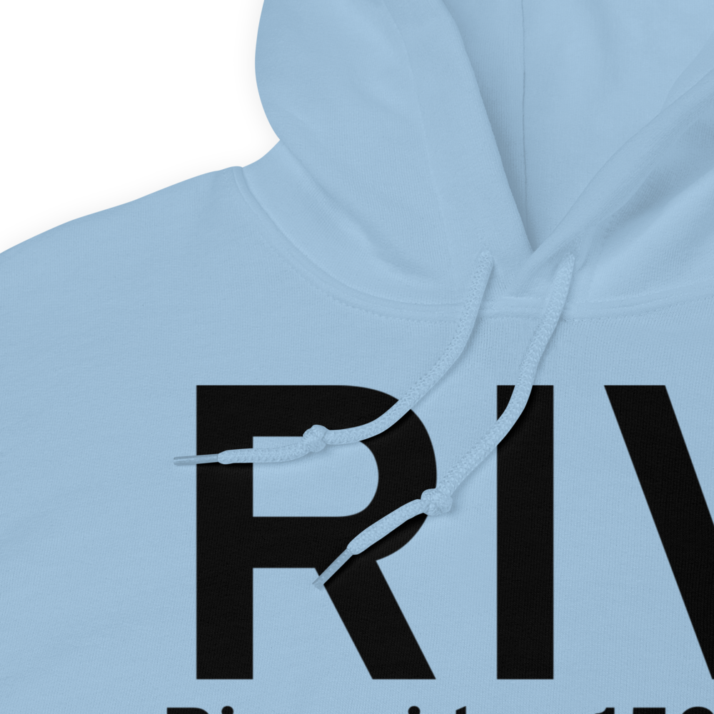 Riverside (KRIV) Airport Hoodie Sweatshirt 