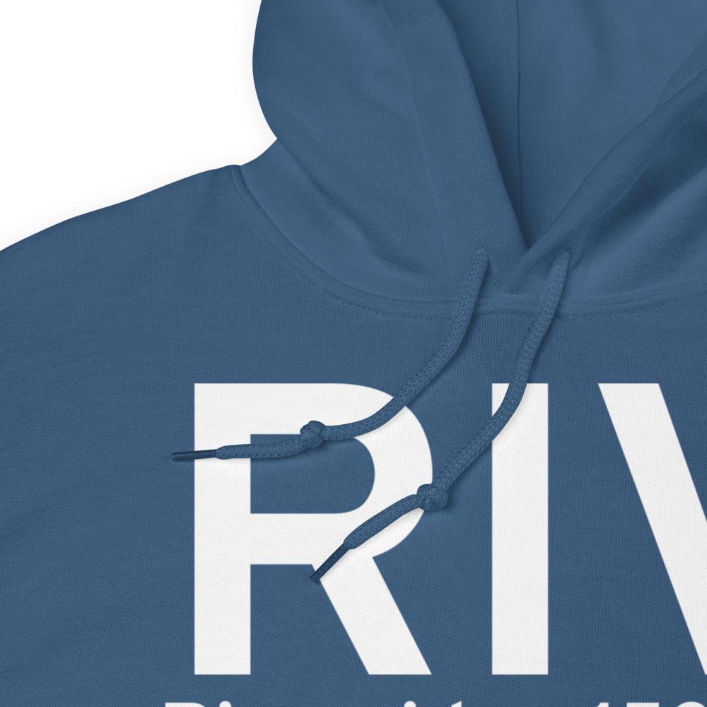 Riverside (KRIV) Airport Hoodie Sweatshirt 