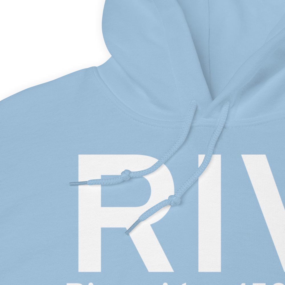 Riverside (KRIV) Airport Hoodie Sweatshirt 