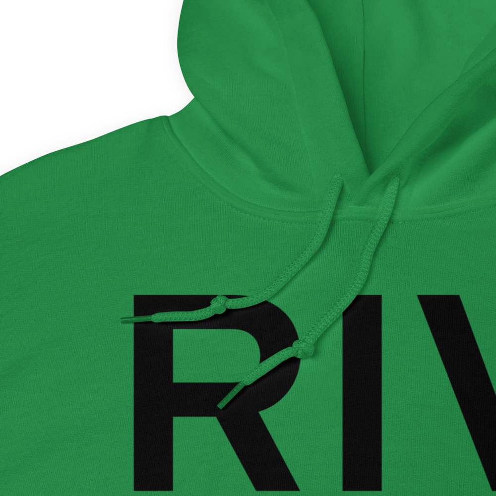 Riverside (KRIV) Airport Hoodie Sweatshirt 