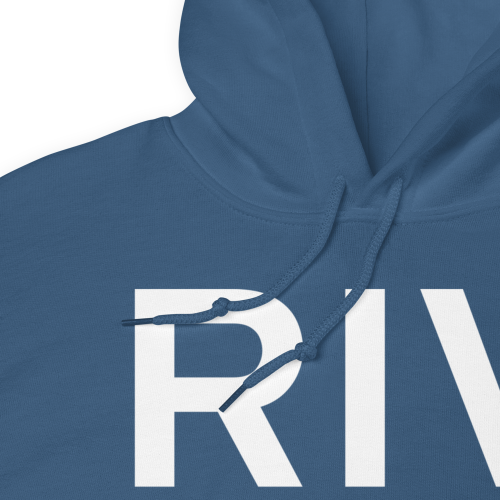 Riverside (KRIV) Airport Hoodie Sweatshirt 