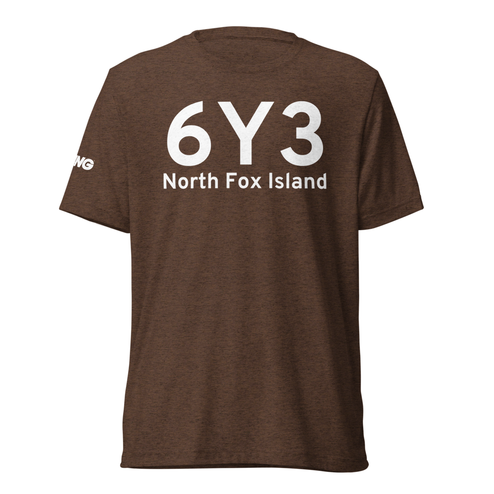 North Fox Island (US-0589) Airport Tri-blend T-Shirt 