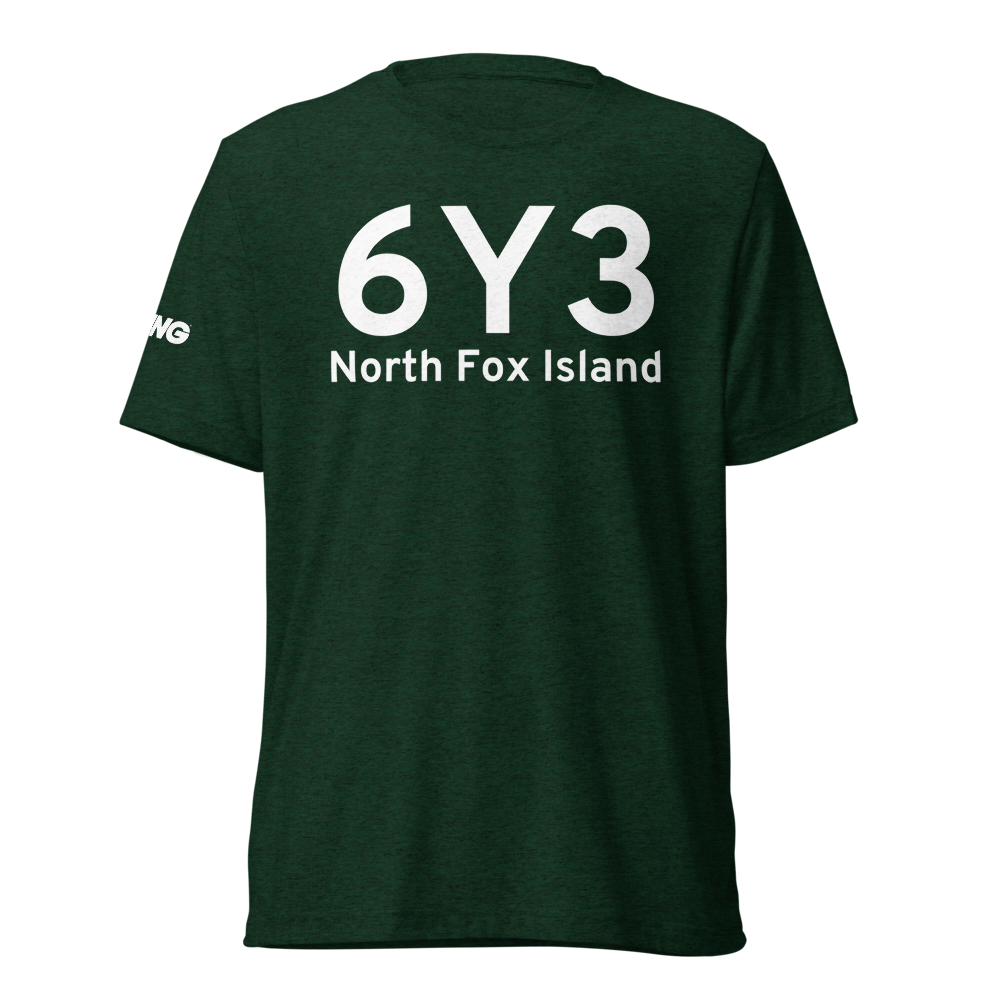 North Fox Island (US-0589) Airport Tri-blend T-Shirt 