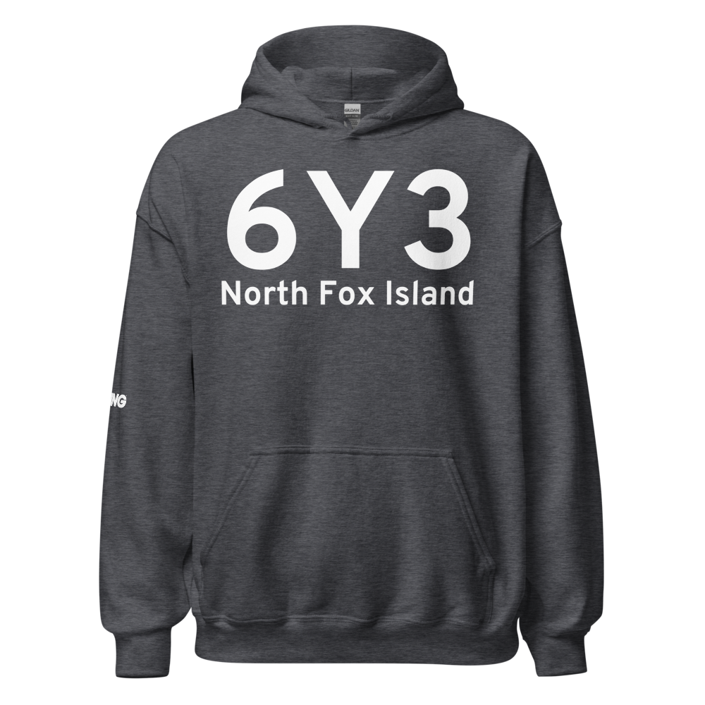North Fox Island (US-0589) Airport Hoodie Sweatshirt 