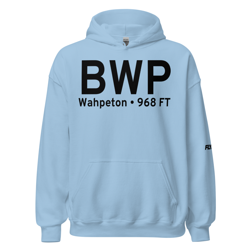 Wahpeton (KBWP) Airport Hoodie Sweatshirt 