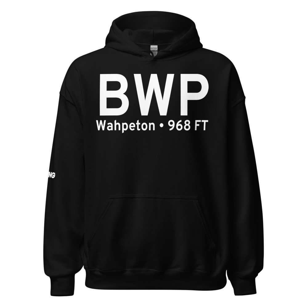 Wahpeton (KBWP) Airport Hoodie Sweatshirt 
