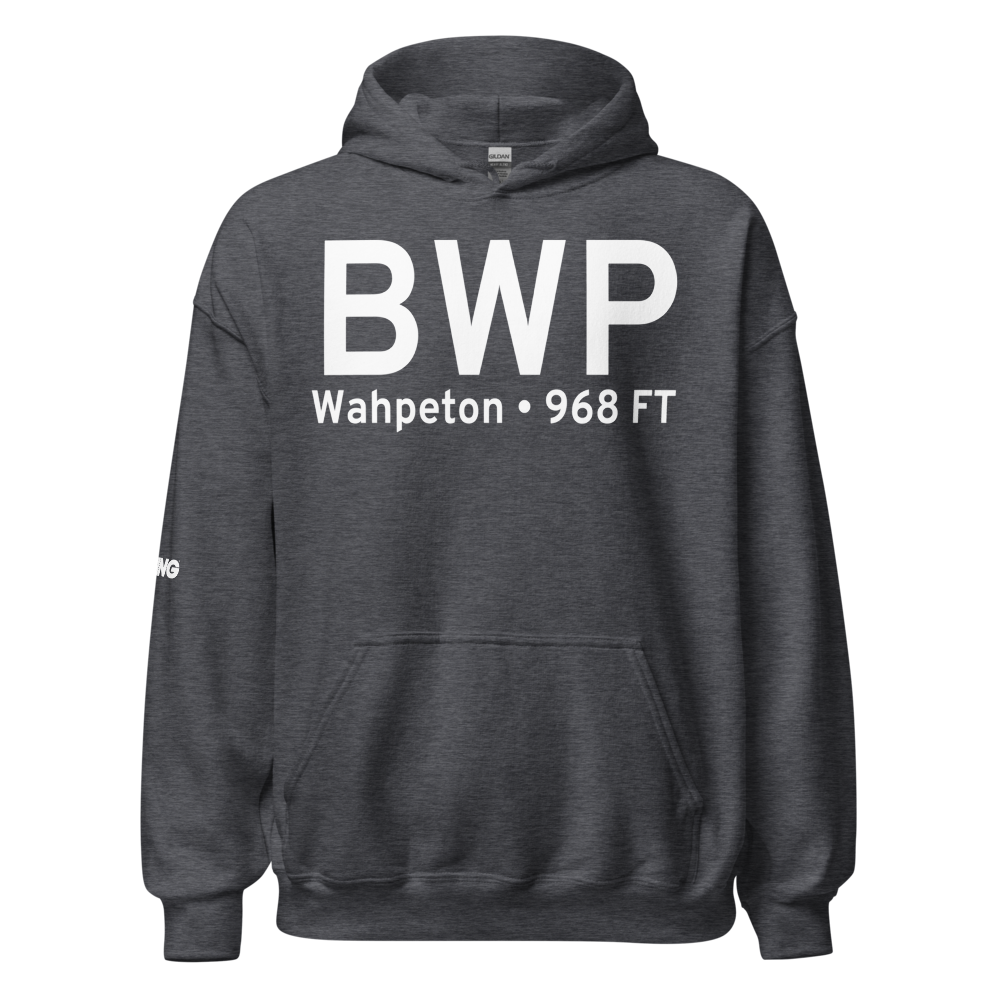 Wahpeton (KBWP) Airport Hoodie Sweatshirt 