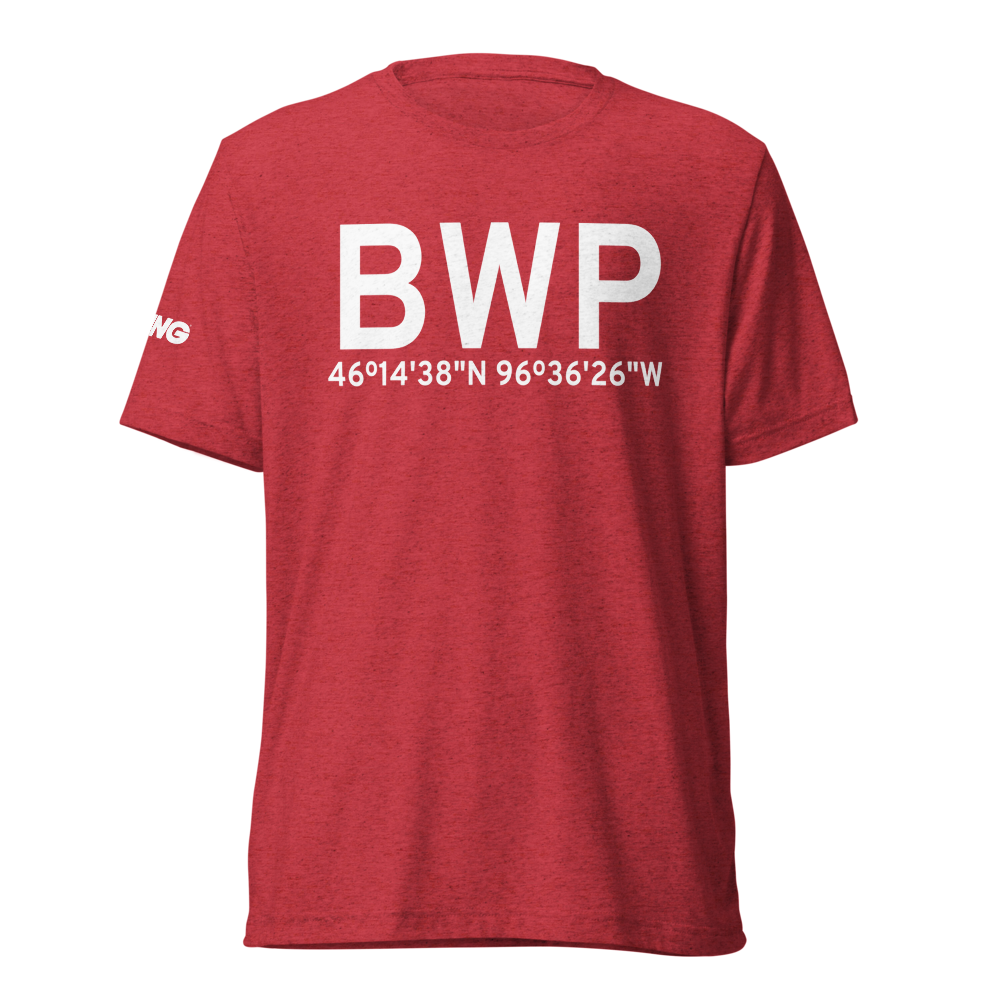 Wahpeton (KBWP) Airport Tri-blend T-Shirt 