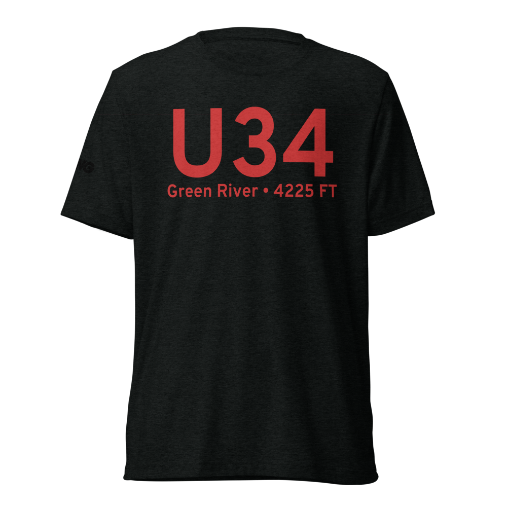 Green River (KU34) Airport Tri-blend T-Shirt 