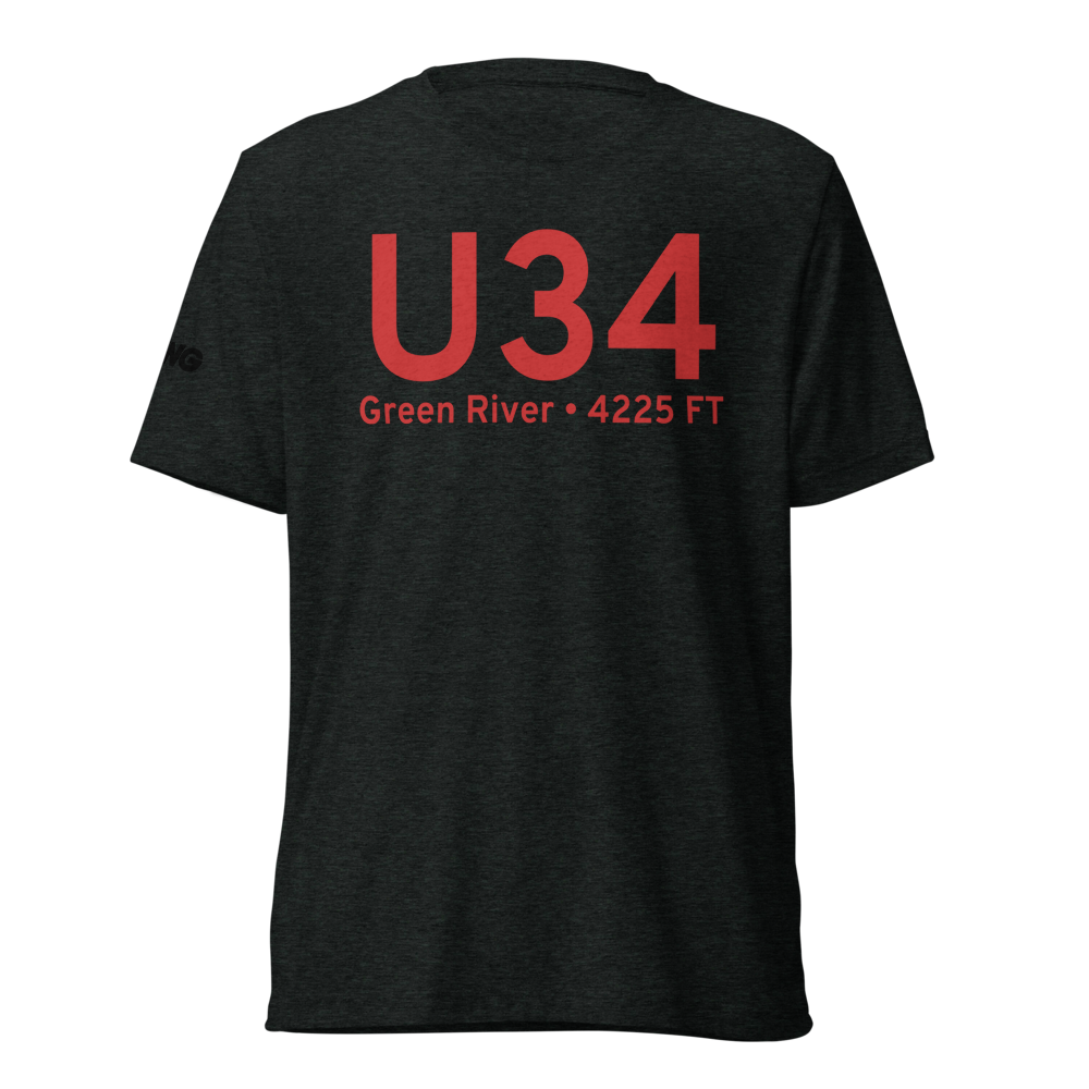 Green River (KU34) Airport Tri-blend T-Shirt 