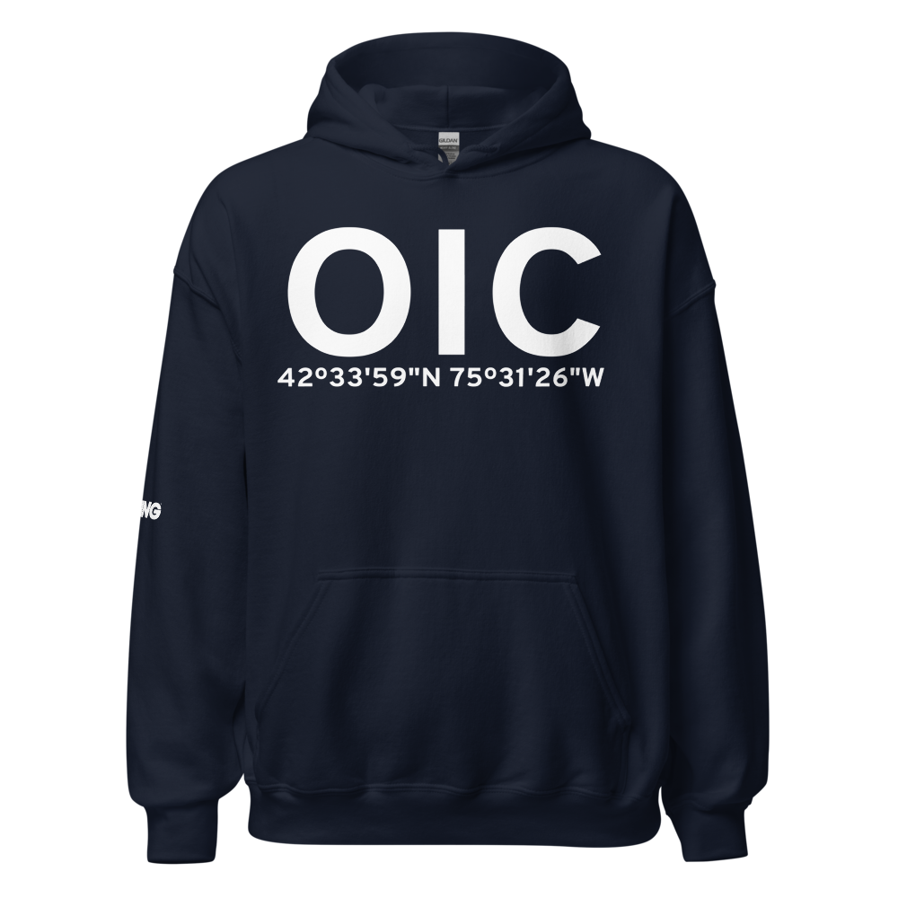 Norwich (KOIC) Airport Hoodie Sweatshirt 