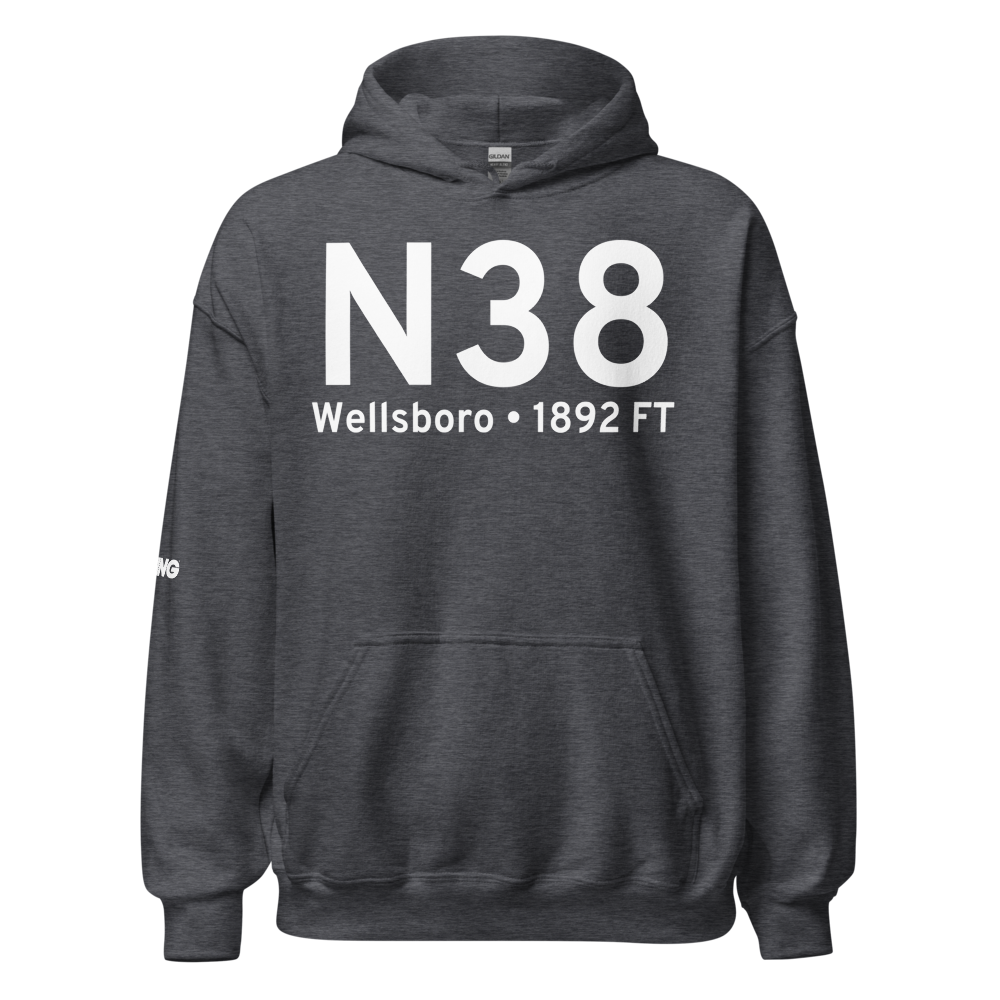 Wellsboro (KN38) Airport Hoodie Sweatshirt 