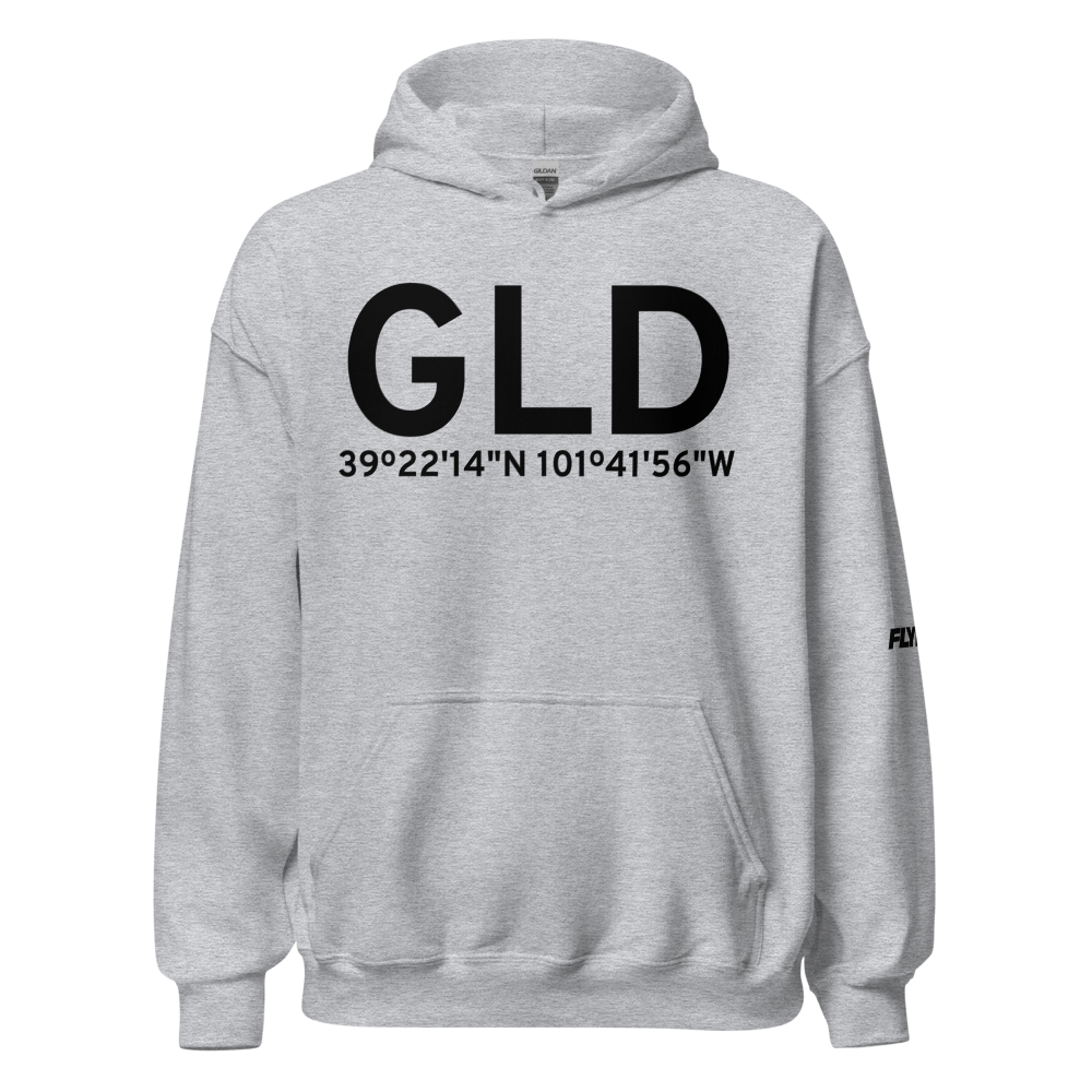 Goodland (KGLD) Airport Hoodie Sweatshirt 