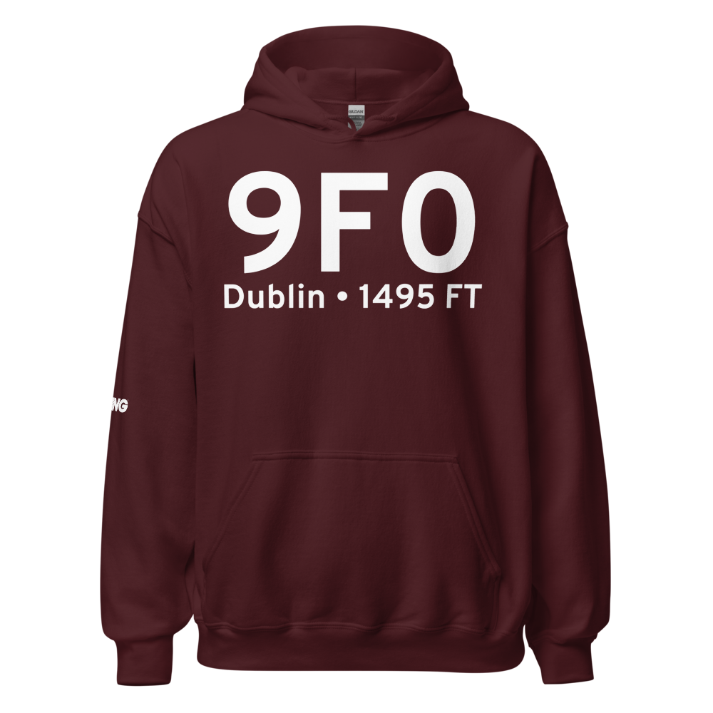 Dublin (K9F0) Airport Hoodie Sweatshirt 