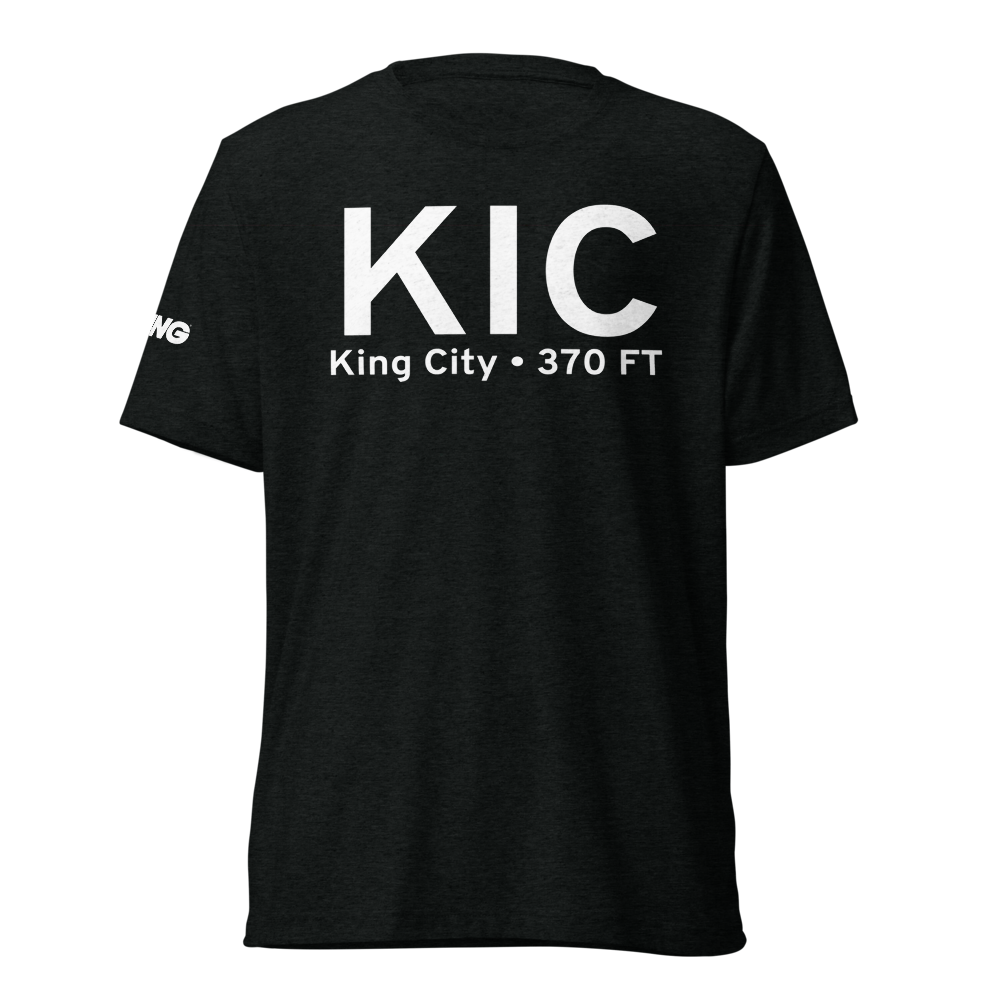 King City (KKIC) Airport Tri-blend T-Shirt 