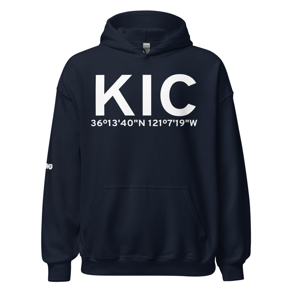 King City (KKIC) Airport Hoodie Sweatshirt 
