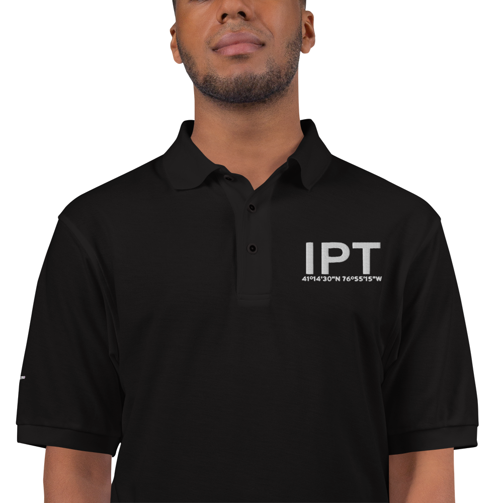 Williamsport (KIPT) Airport Port Authority Embroidered Polo Shirt 
