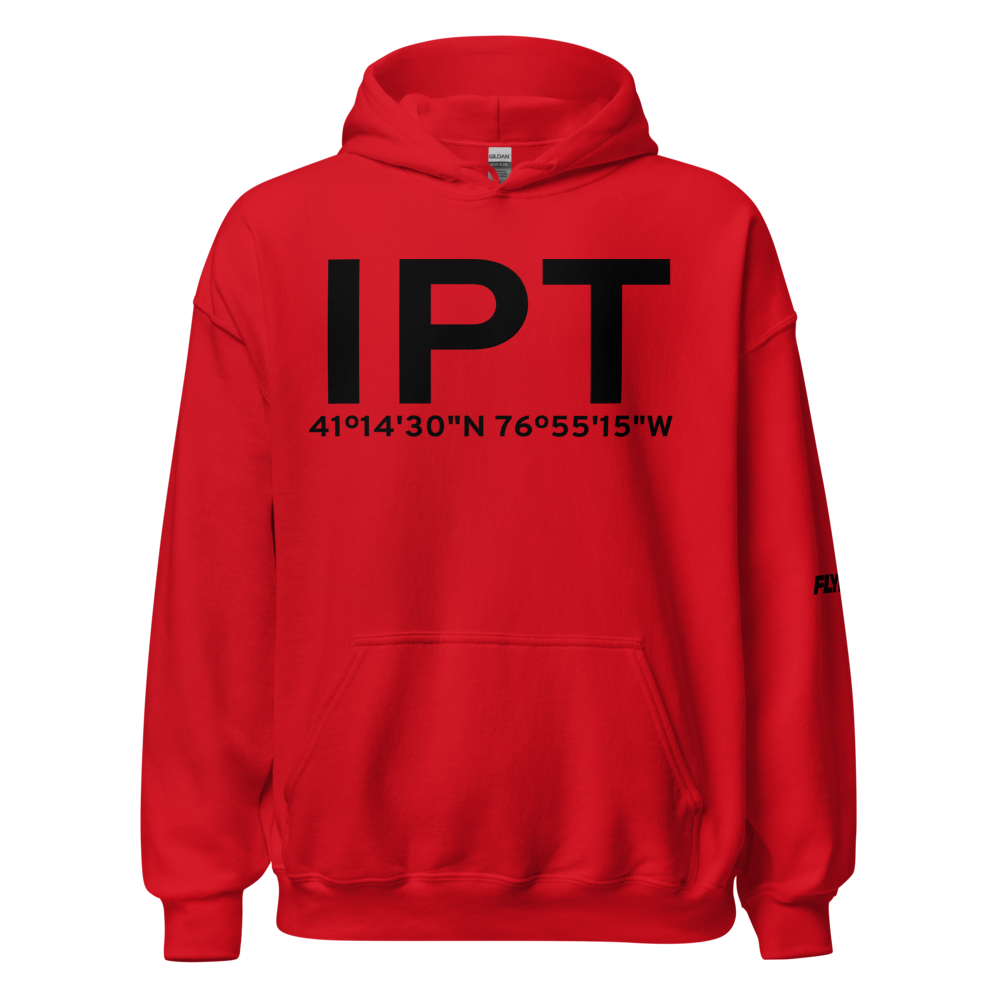 Williamsport (KIPT) Airport Hoodie Sweatshirt 