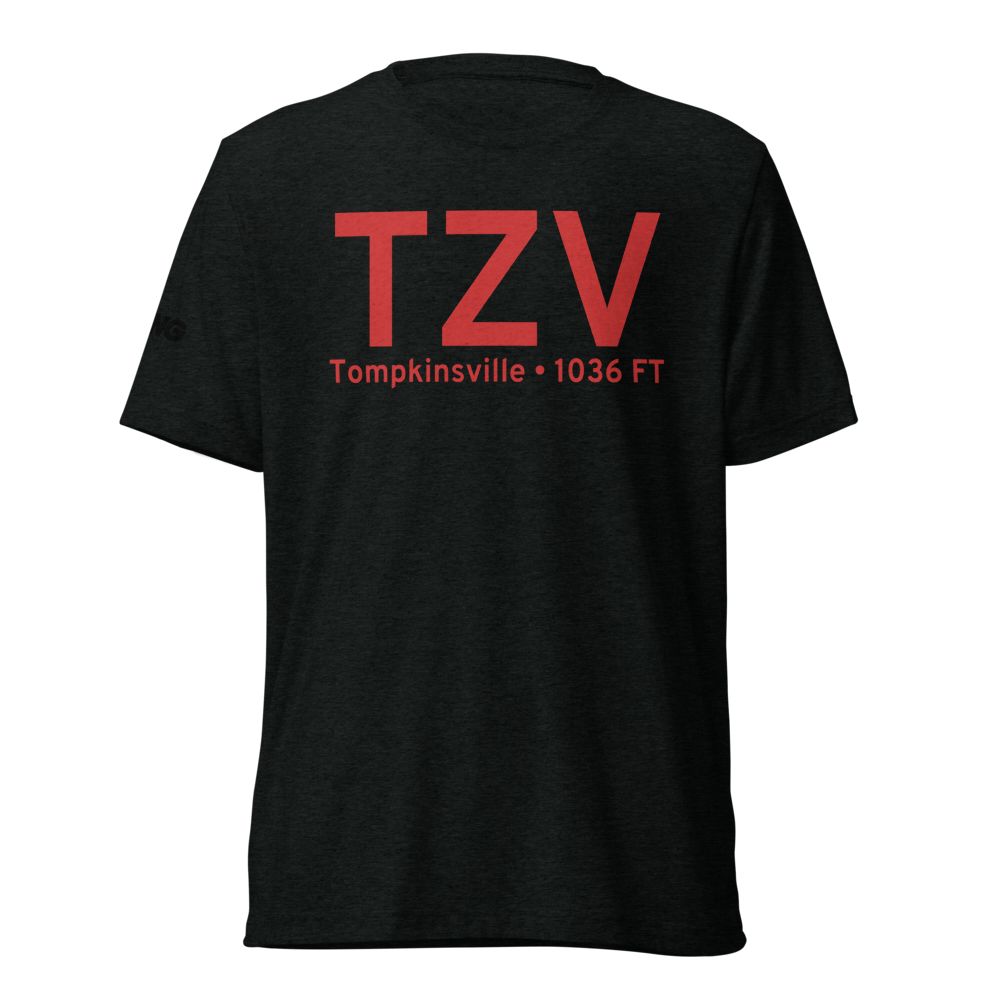 Tompkinsville (KTZV) Airport Tri-blend T-Shirt 
