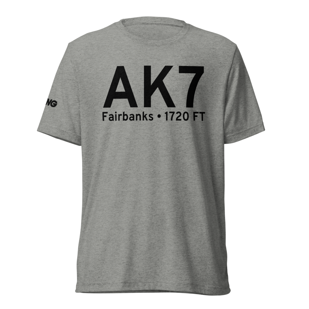 Fairbanks (PAAN) Airport Tri-blend T-Shirt 