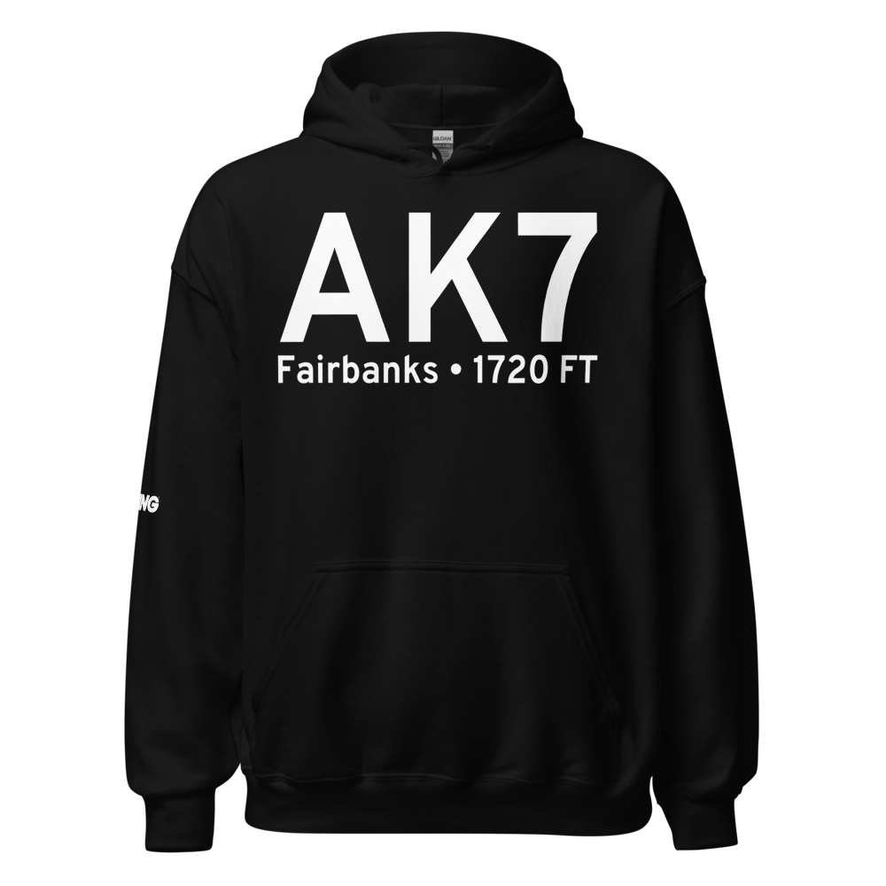 Fairbanks (PAAN) Airport Hoodie Sweatshirt 