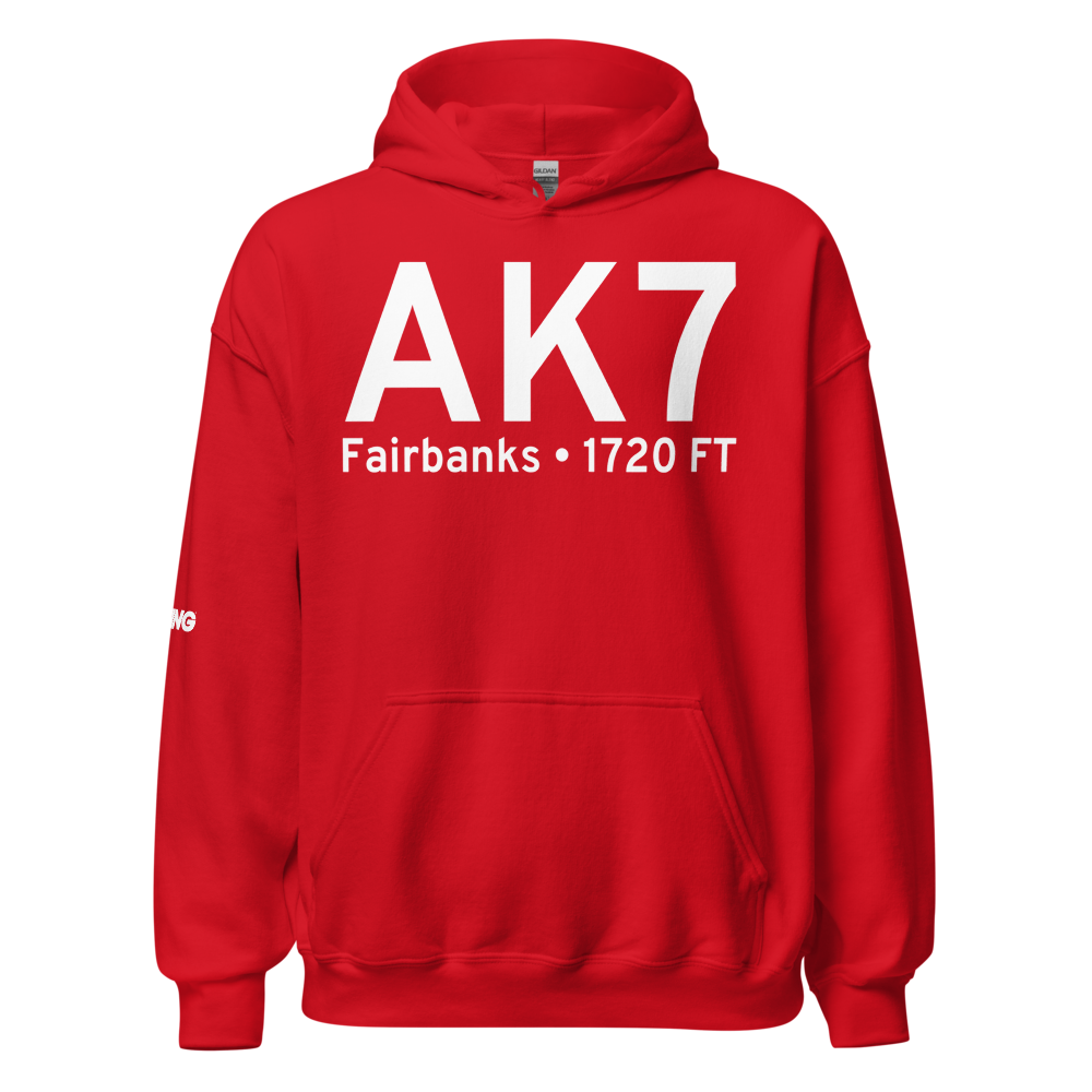 Fairbanks (PAAN) Airport Hoodie Sweatshirt 