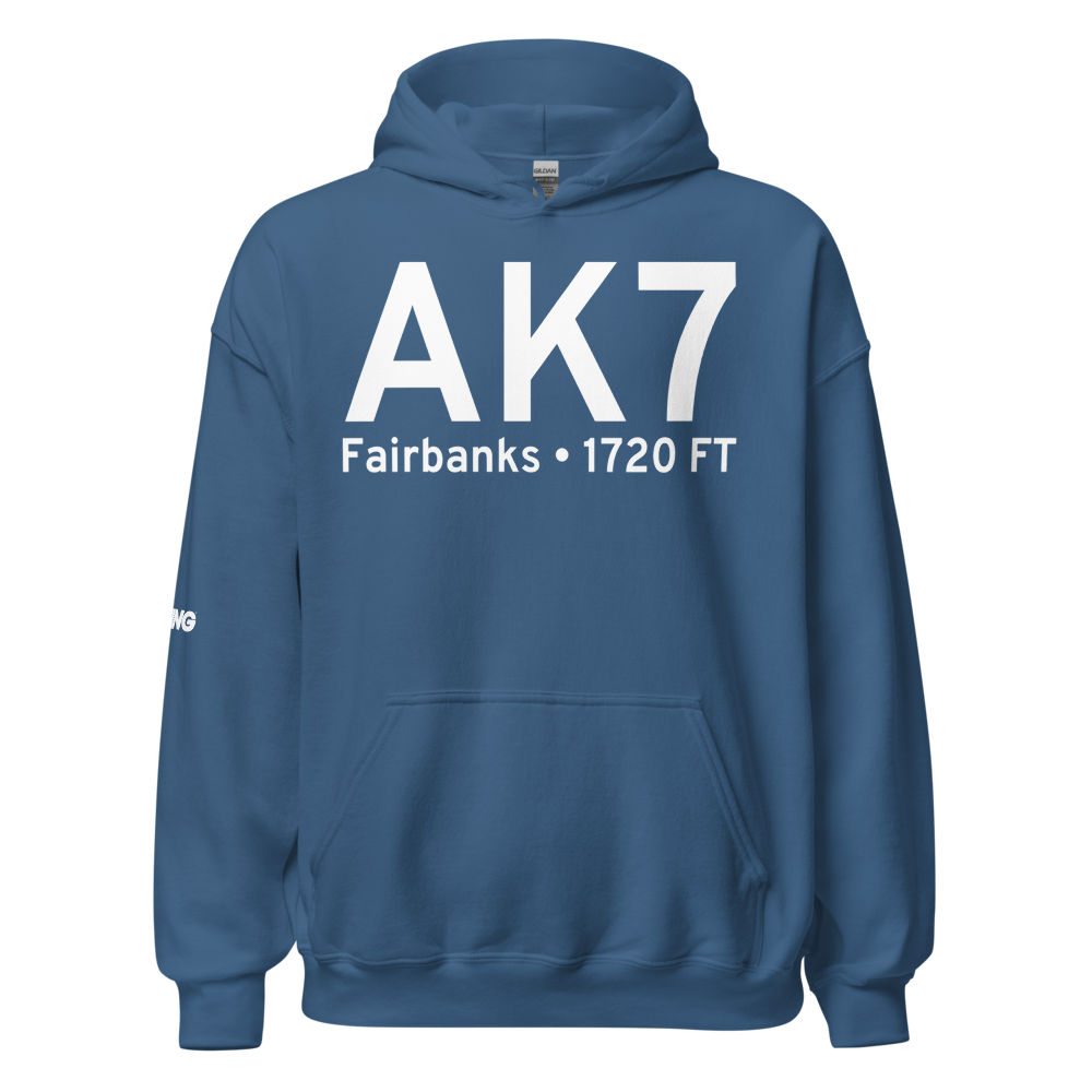 Fairbanks (PAAN) Airport Hoodie Sweatshirt 