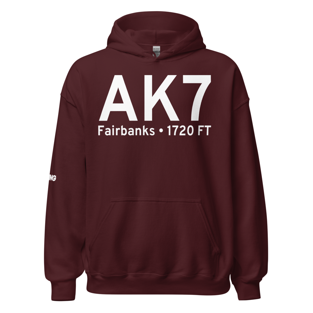 Fairbanks (PAAN) Airport Hoodie Sweatshirt 