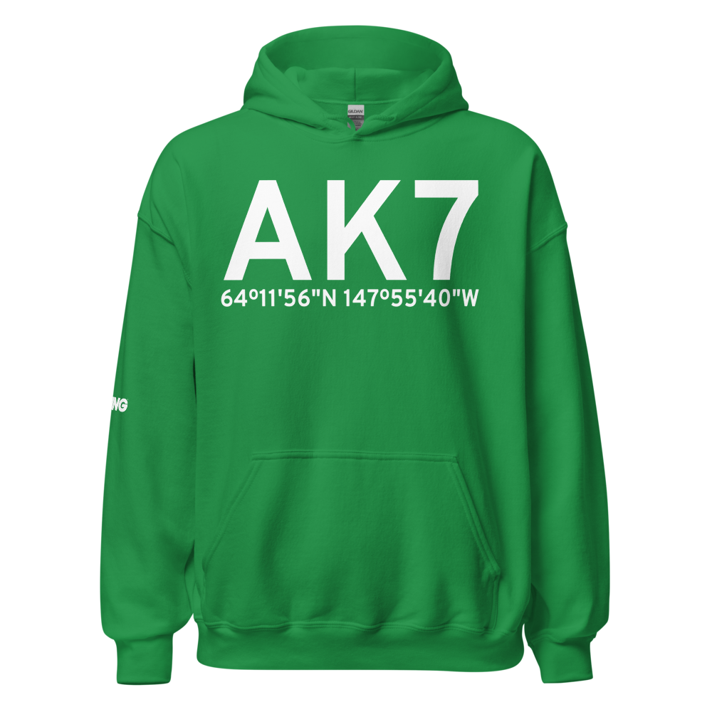 Fairbanks (PAAN) Airport Hoodie Sweatshirt 