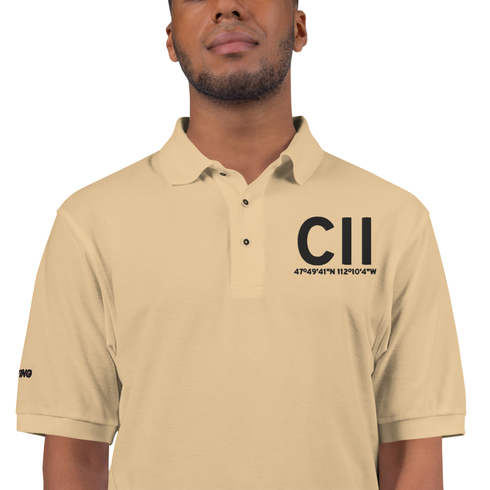 Choteau (KCII) Airport Port Authority Embroidered Polo Shirt 