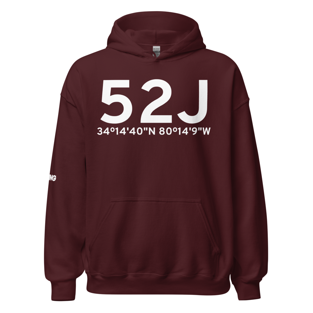 Bishopville (K52J) Airport Hoodie Sweatshirt 