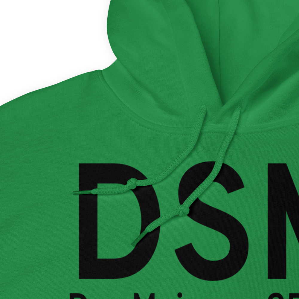 Des Moines (KDSM) Airport Hoodie Sweatshirt 